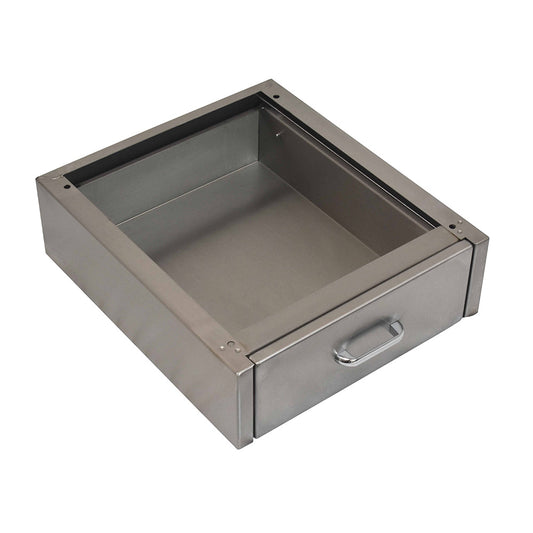 Stainless steel static desk 2 drawer (Add-on Only)