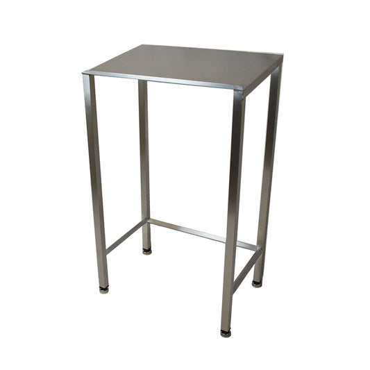 Stainless steel lectern with rear tie bar