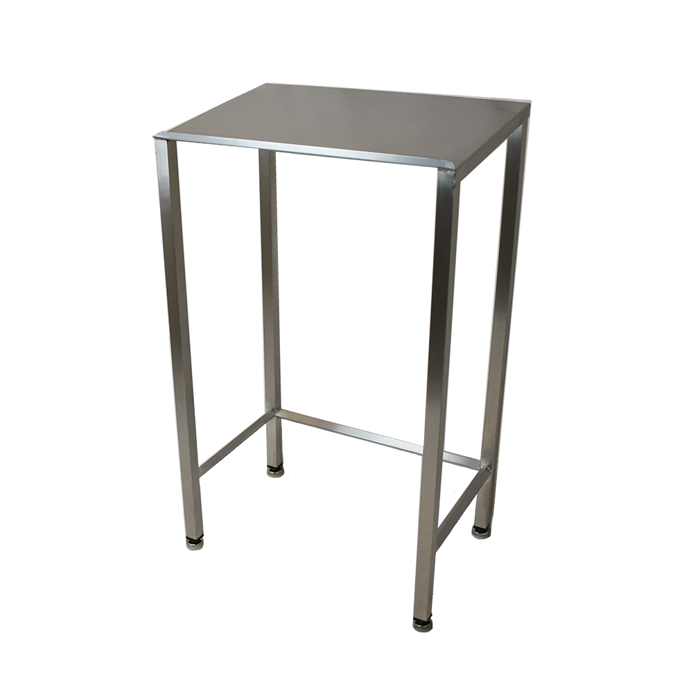 Stainless steel lectern with rear tie bar