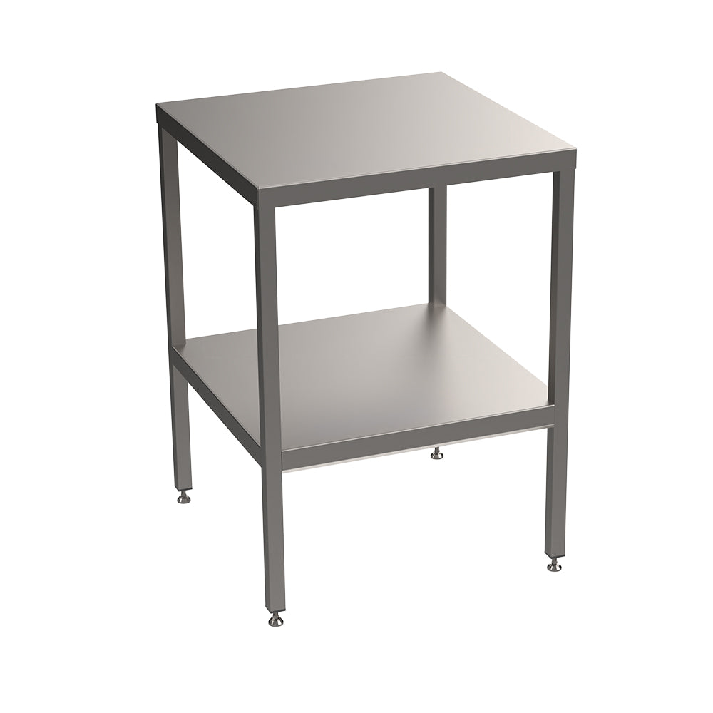 Stainless steel light duty table with undershelf