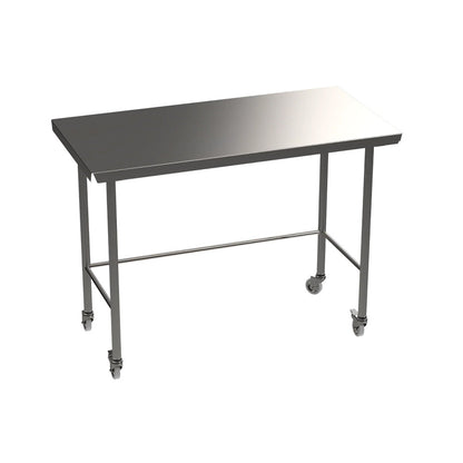 Stainless steel Hygienox table with tubular rear tie bar