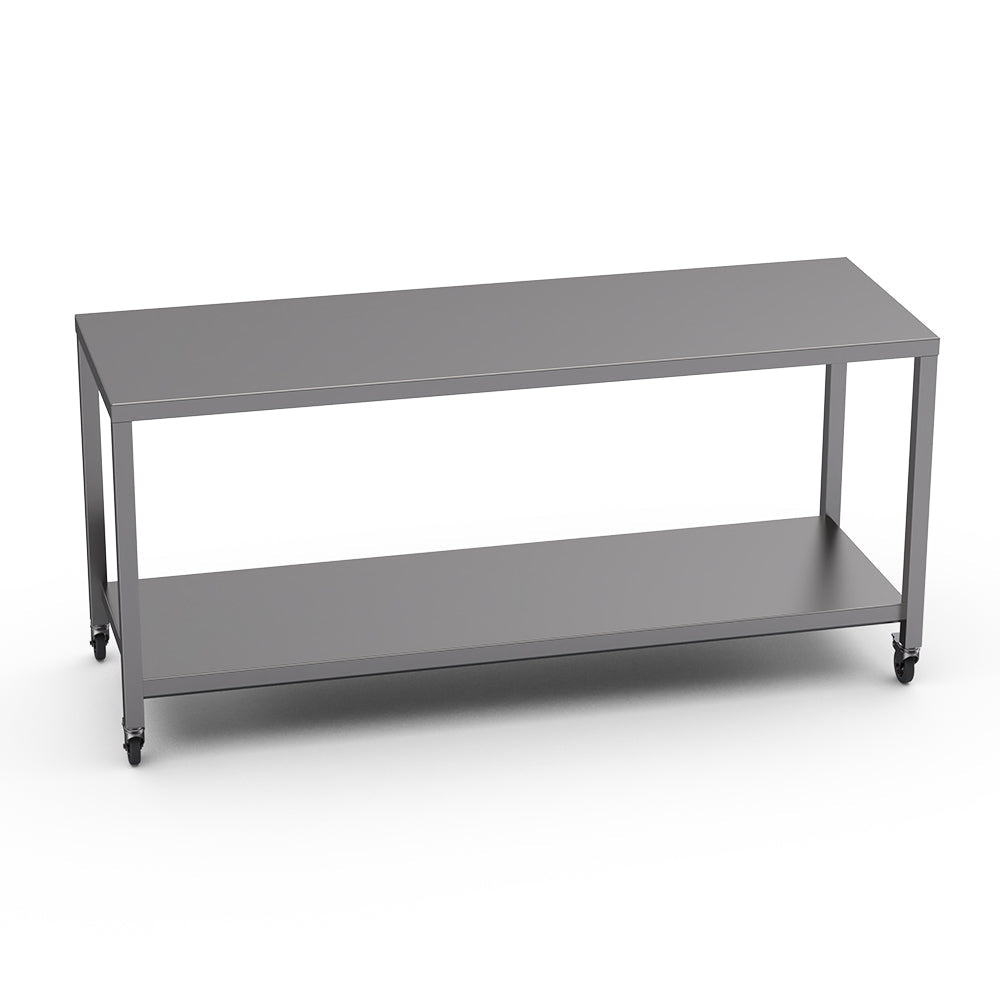 Stainless steel heavy duty table with undershelf