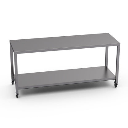 Stainless steel heavy duty table with undershelf