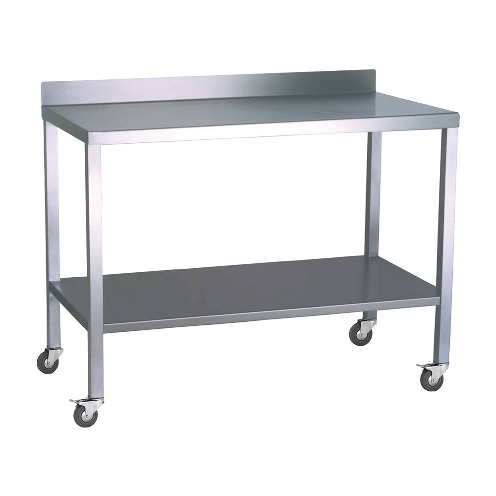 Stainless steel heavy duty table with undershelf