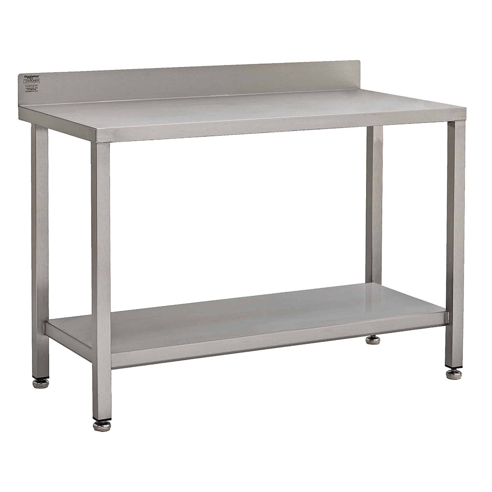 Stainless steel heavy duty table with undershelf