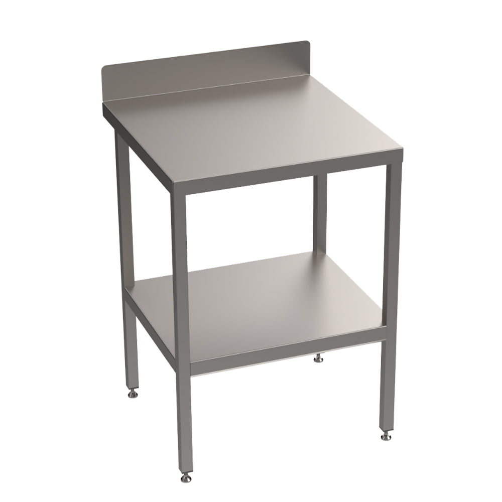 Stainless steel heavy duty table with undershelf