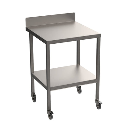 Stainless steel heavy duty table with undershelf