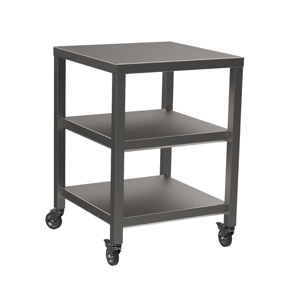 Stainless steel heavy duty table with double undershelf