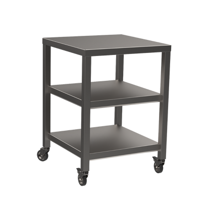 Stainless steel heavy duty table with double undershelf