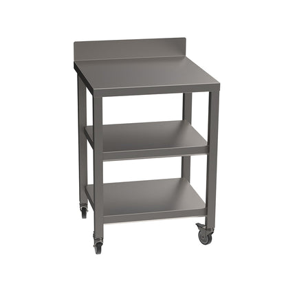 Stainless steel heavy duty table with double undershelf