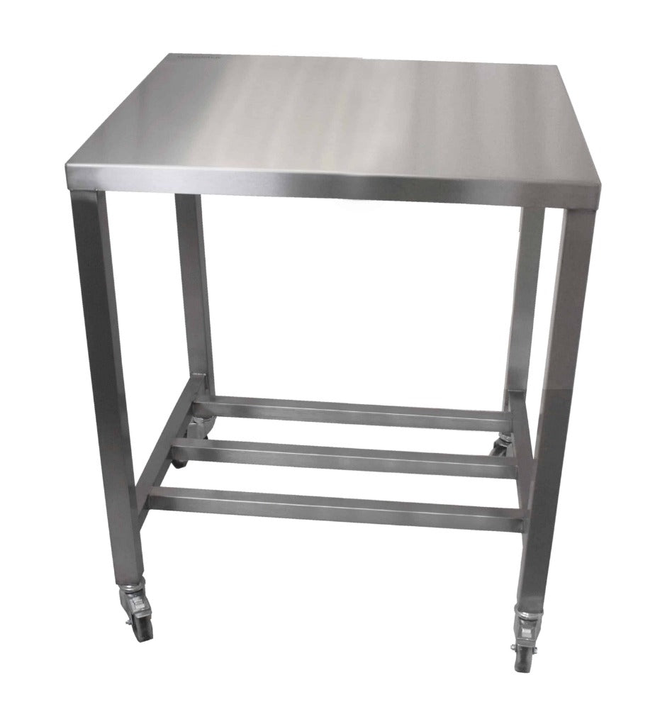 Stainless steel heavy duty table with multibar undershelf