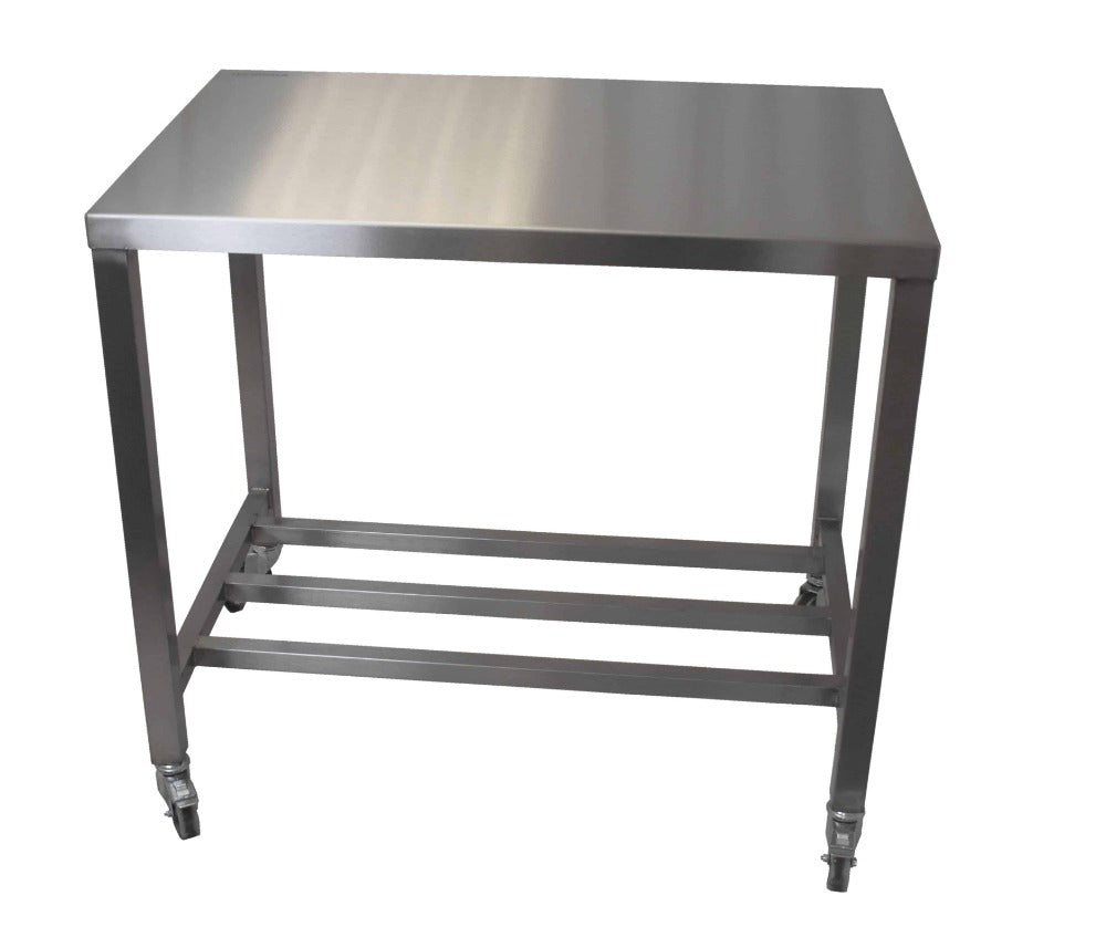 Stainless steel heavy duty table with multibar undershelf