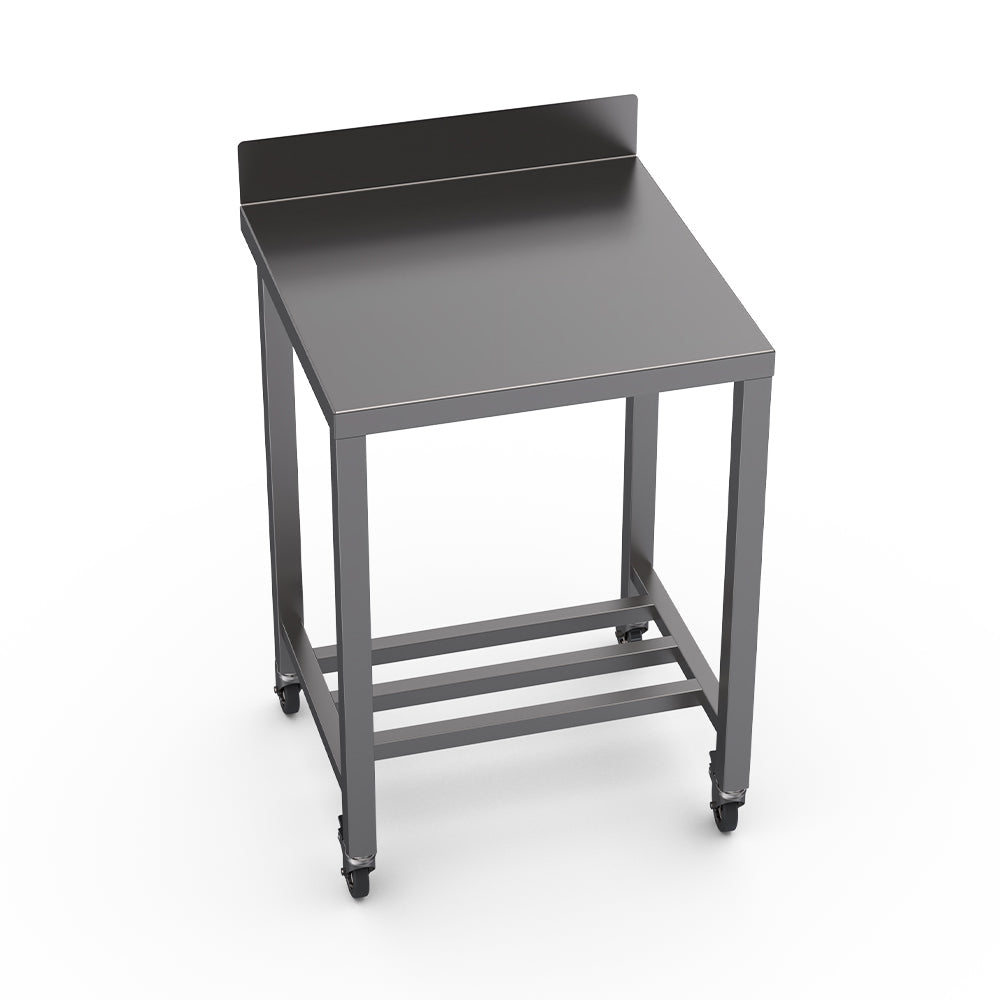 Stainless steel heavy duty table with multibar undershelf