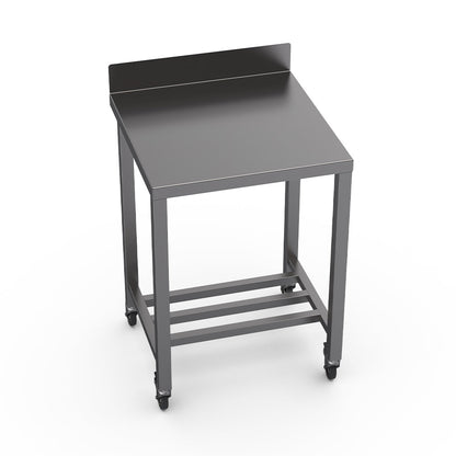 Stainless steel heavy duty table with multibar undershelf