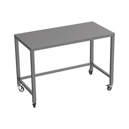 Stainless steel heavy duty table with rear tie bar