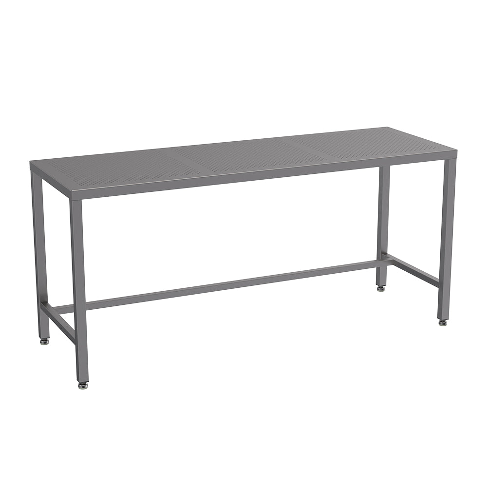 Stainless steel heavy duty table with perforated top