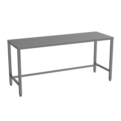 Stainless steel heavy duty table with perforated top