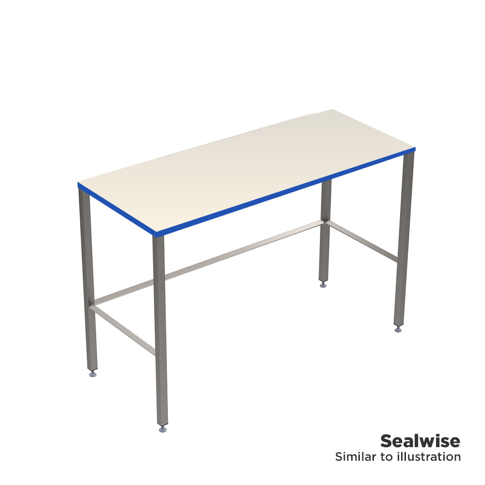 Laboratory H frame stainless steel workbench