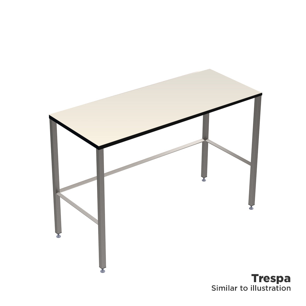 Laboratory H frame stainless steel workbench