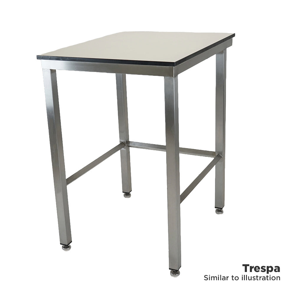 Laboratory H frame stainless steel workbench