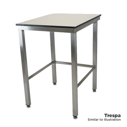 Laboratory H frame stainless steel workbench