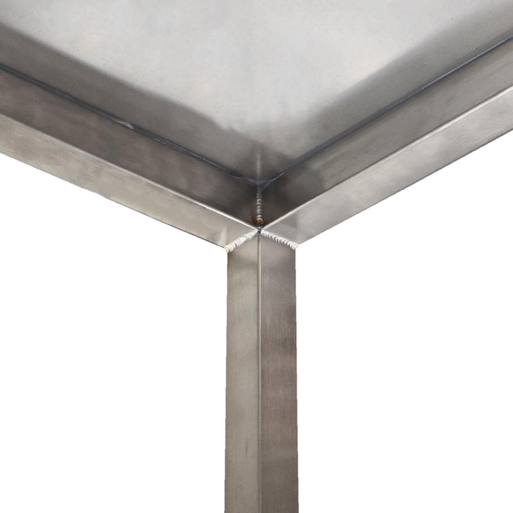 Stainless steel heavy duty table with undershelf