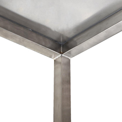 Stainless steel heavy duty table with undershelf