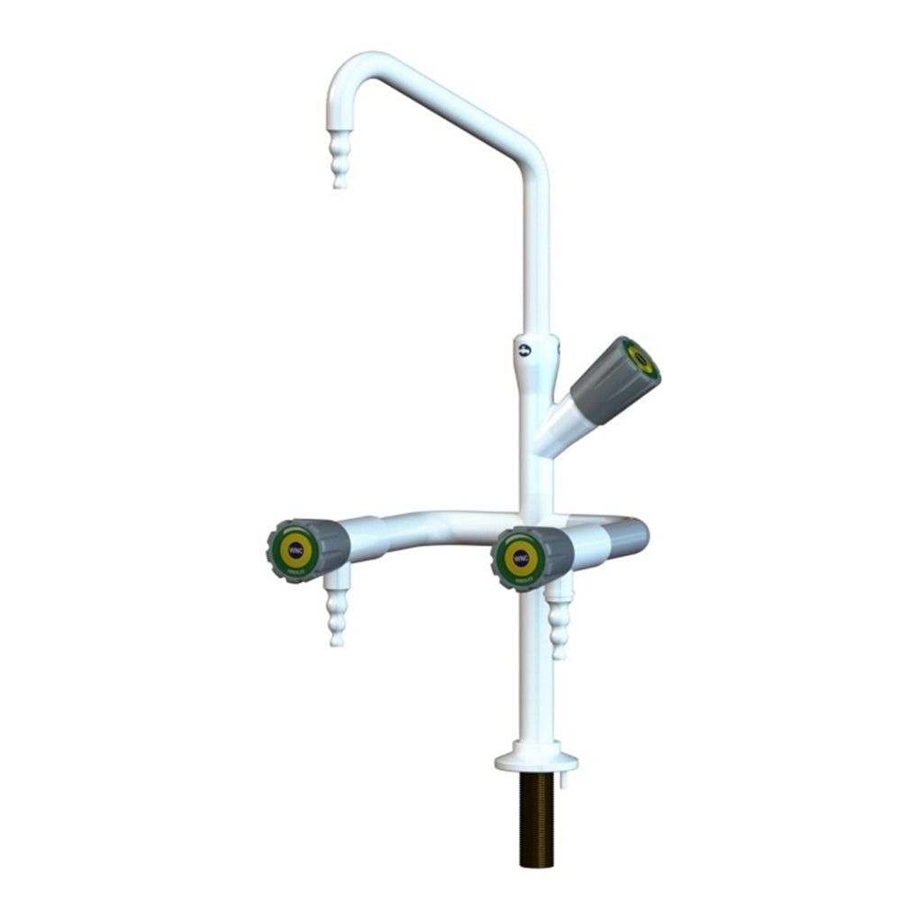 Arboles three way deck mounted bib tap