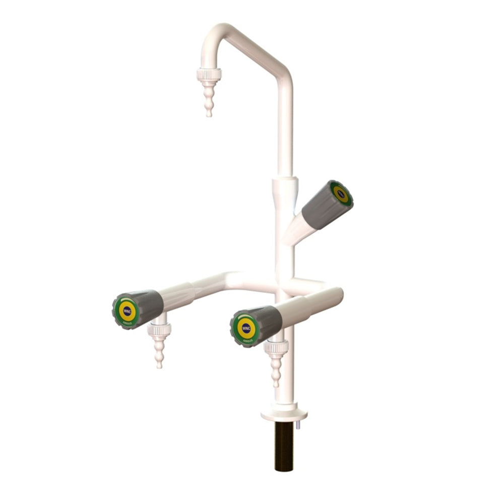 Arboles three way deck mounted bib tap