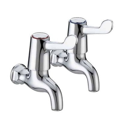 Wall mounted fascia bib taps