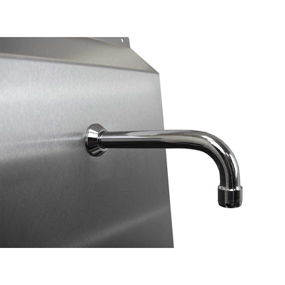 Stainless steel one station scrub sink