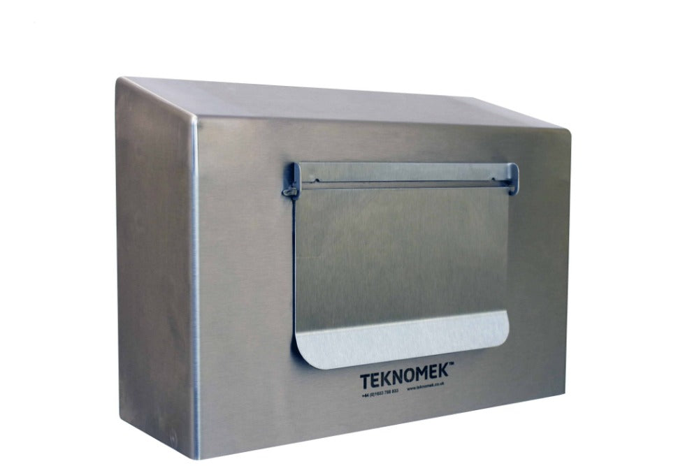Enclosed glove/face mask dispenser