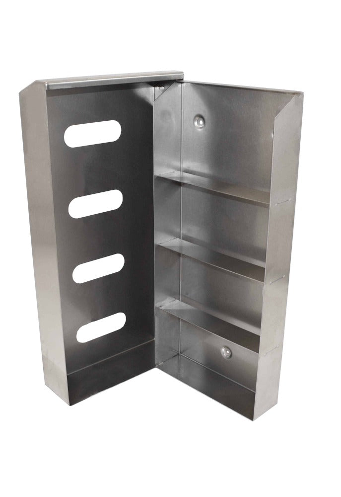 Enclosed glove/face mask dispenser