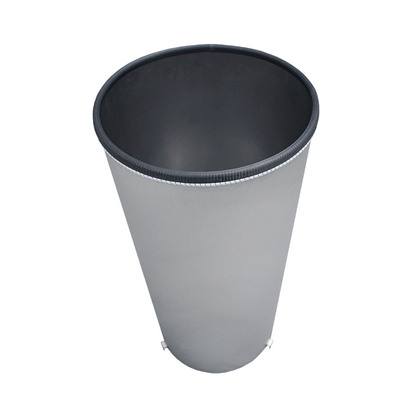 Enclosed frame waste bag holders
