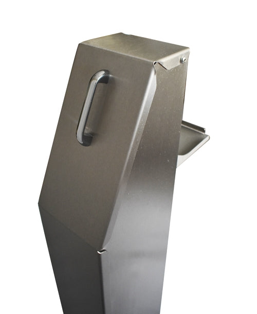 Freestanding pedestal soap/sanitiser dispensers