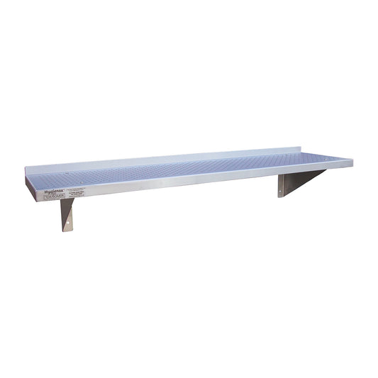 Stainless steel workstation shelf