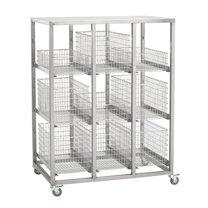 Modular open transport cart