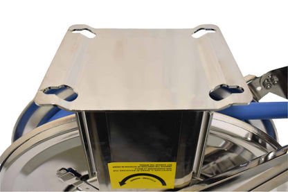 Stainless steel spring driven hose reel