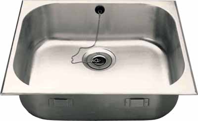 Stainless steel inset sinks