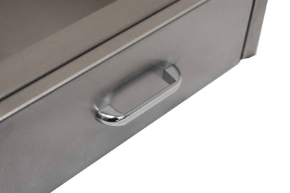 Stainless steel static desk 2 drawer (Add-on Only)