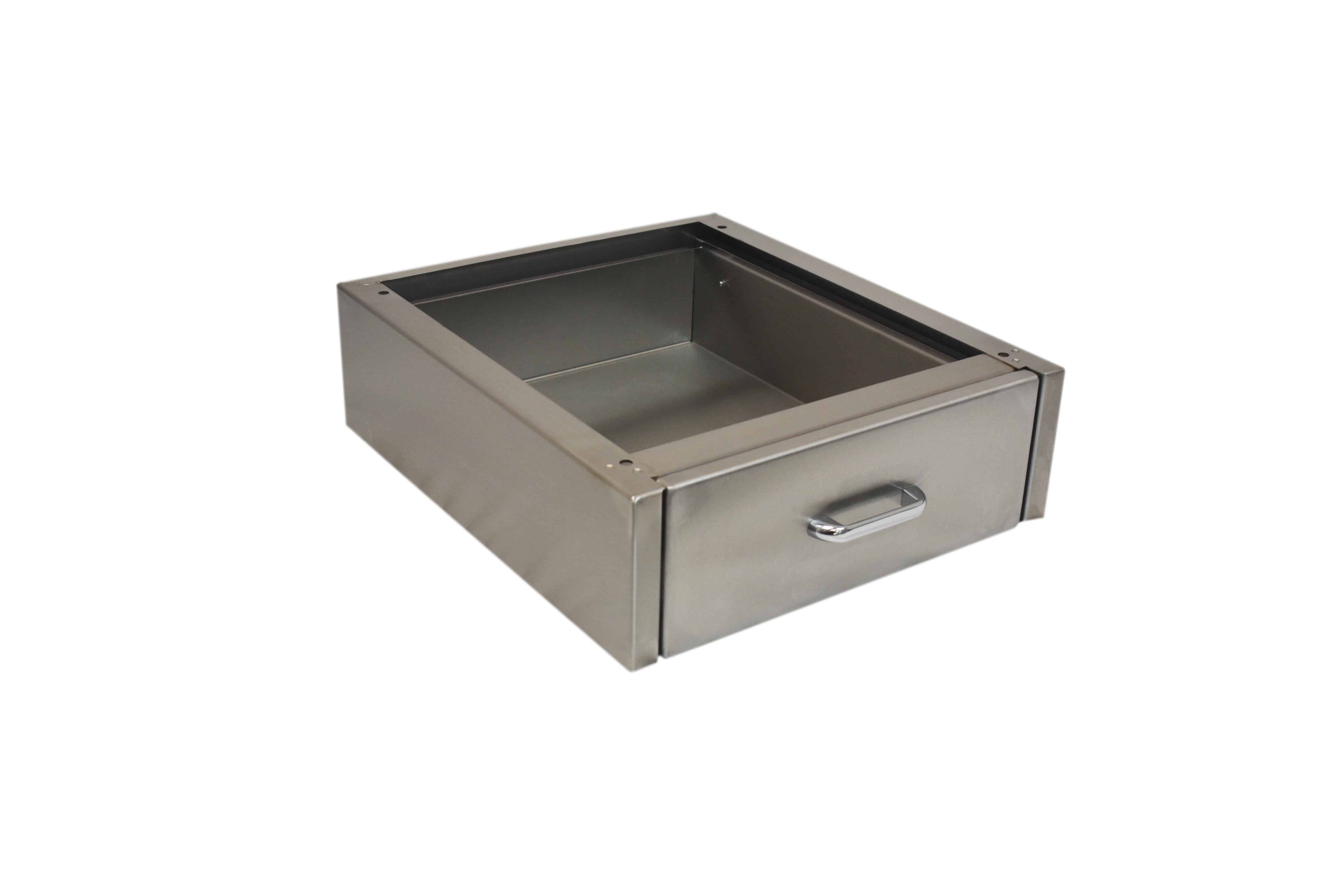 Stainless Steel Static Desk Single Drawer (Add-on Only)