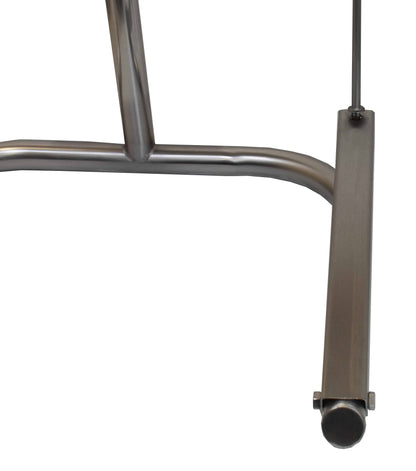Open frame pedestal waste bag holders