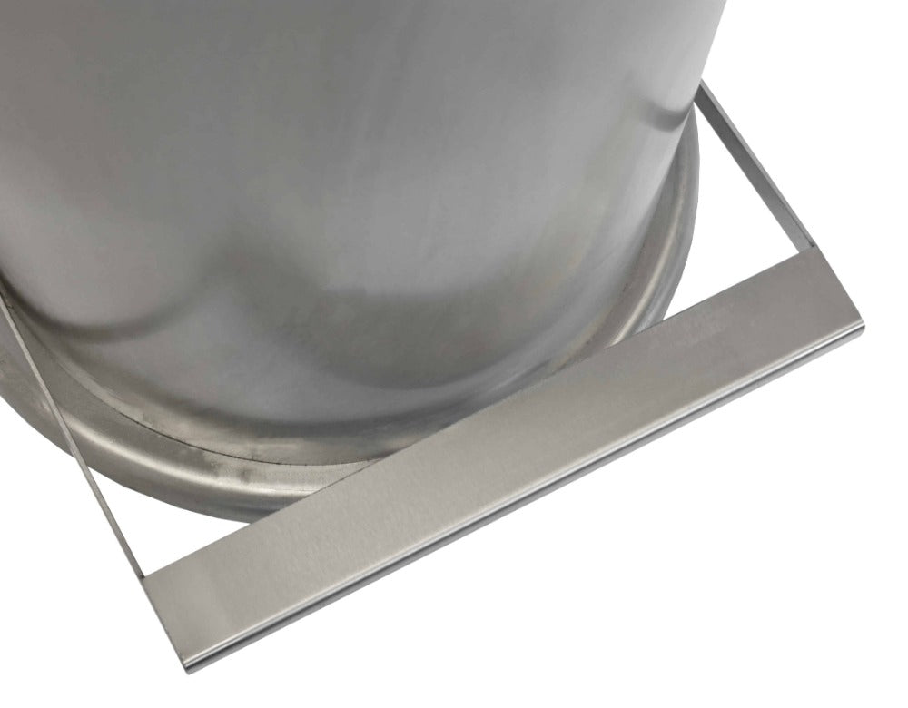 Enclosed frame waste bag holders