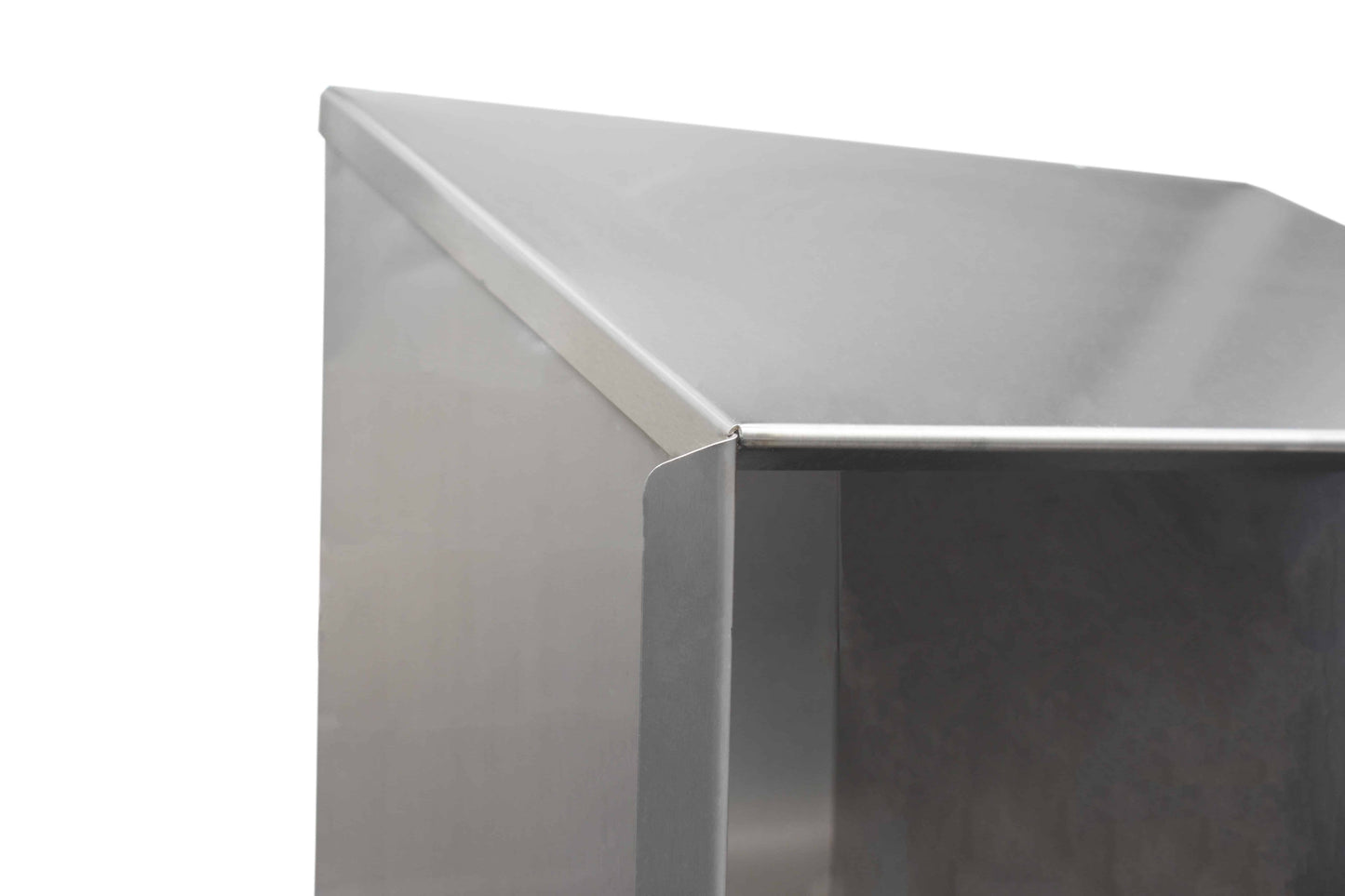 Stainless steel shoe and garment storage cupboard