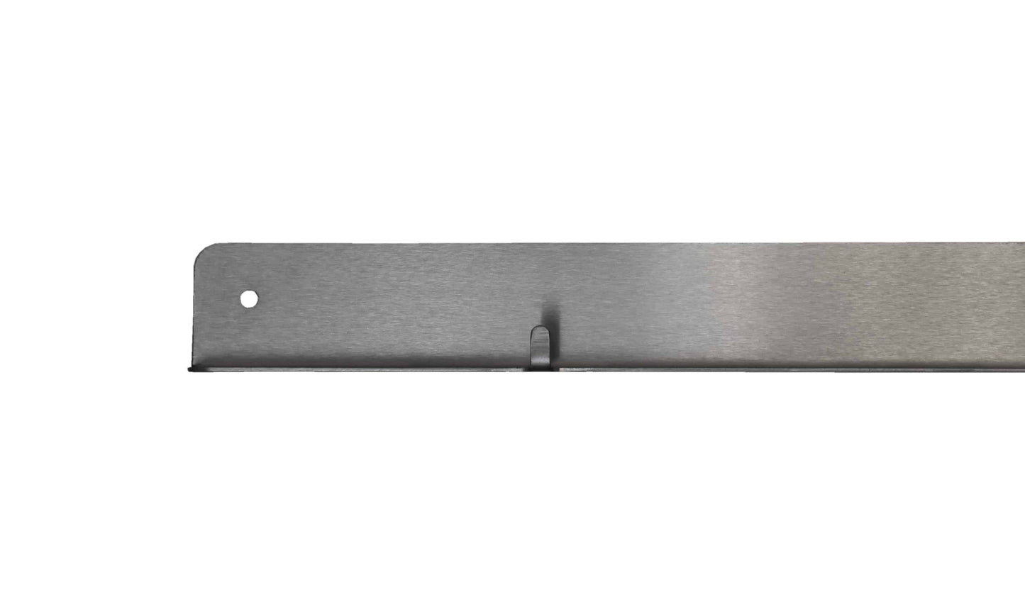 Stainless steel hanging racks for clipboards