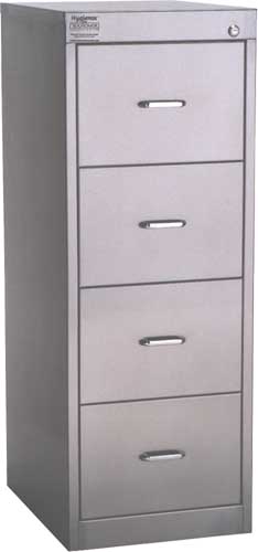 Stainless steel filing cabinet