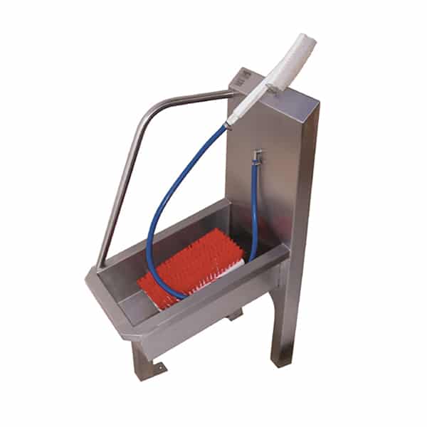 Manual Boot Washer With Side Rail & Backsplash