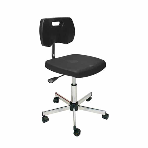Anti-static chrome finish chair (cleanroom grade 3)