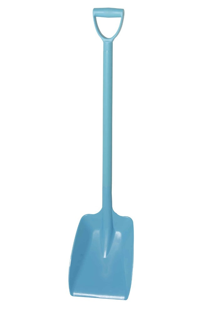 D-handle plastic shovel (blue)