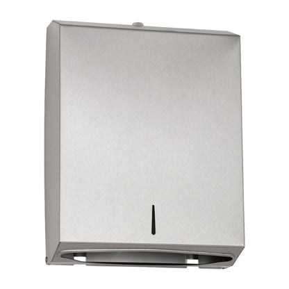Folded paper towel dispenser